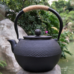 烧茶壶铁壶烧烤围炉煮茶野外铸铁老式茶壶煮茶铁炉生铁煮保温茶壶