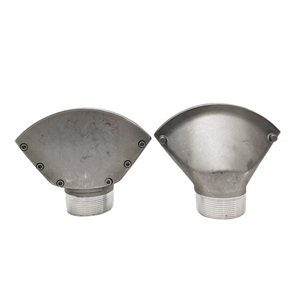 程力中联洒水车鸭嘴喷头2寸喷嘴万向通用侧洒扇形加厚小鸭子嘴