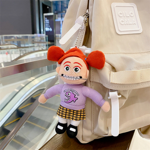 海底总动员钢牙妹达拉挂件可爱毛绒公仔钥匙扣卡通书包挂饰胸针女