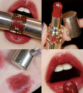 现货圣罗兰/ysl星星夹心银管口红12/08/02/130/131/05