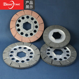 升降机电机六角刹车片 施工电梯配件 yzz132m-4摩擦片 外径225*55