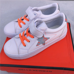 五角星儿童小白鞋