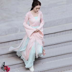 定做影视剧特工皇妃楚乔传古装赵丽颖同款仙女服齐胸襦裙cos汉服