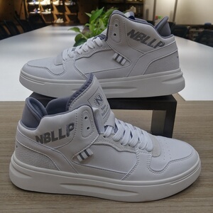 新百伦高帮鞋男鞋女鞋秋季防水皮面休闲运动鞋旗舰店官方正品板鞋