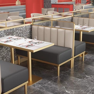 西餐咖啡餐厅饮卡座简约饭店火锅烤肉汉堡奶茶店桌椅网红沙发组合
