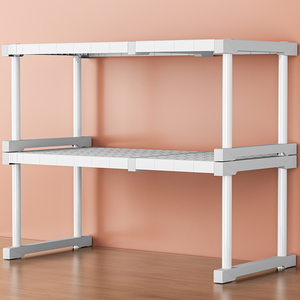 衣柜分层隔板收纳神器柜子橱柜可伸缩厨柜内置物架衣橱隔断整理板