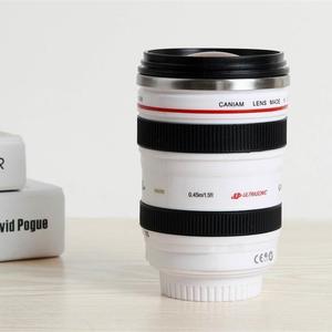 子镜头杯 单反相机镜头杯创意镜头水杯不锈钢咖啡杯
