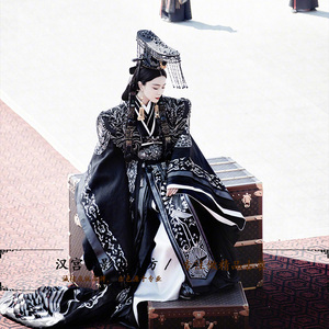 赢天下范冰冰同款影视古装巴清演出服秦国太后服皇后服拖尾汉服