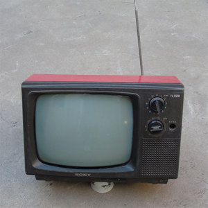 日本原装sony索尼牌黑白12寸老式电视机正常使用怀旧摆件道具二手