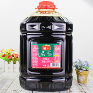 海天英标鲜味汁10.5l*1桶 餐饮实惠大桶装 液体复合调味料酱油