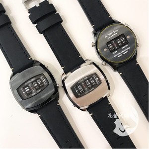 包直邮日本代购 future funk & beams个性滚轮数字手表腕表 男女
