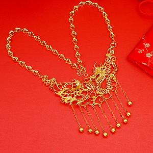 中式秀禾服项链