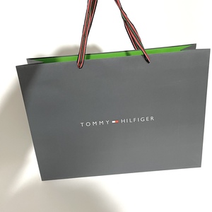 加拿大Tommy Hilfiger汤米纸袋牛皮纸包装袋购物袋手提袋环保加厚