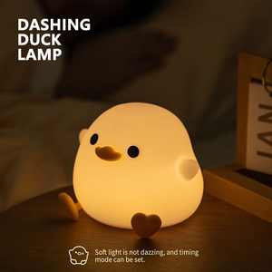 DASHING | DUCK LAMP 豆豆鸭趣味伴睡夜灯 拍打感应 延时关灯设计