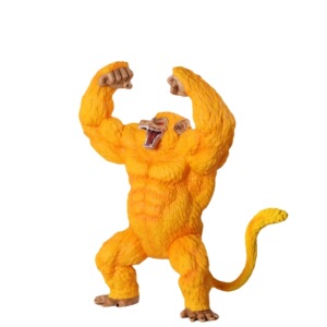 七龙珠大号猩猩超级赛亚人悟空贝吉塔变身黄色大金刚手办模型摆件