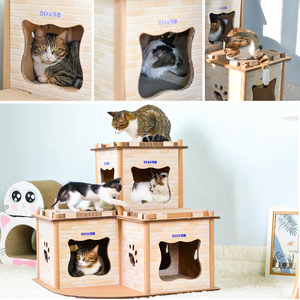 纸板猫屋
