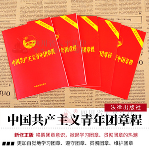2018新版团章 64开小红本 中国共产主义青年团章程 新团章2018版团员