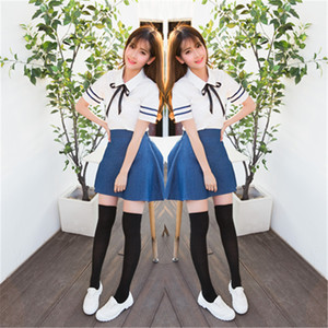 包邮英伦海军风水手服日系校服jk制服学生装班服学院风套装舞台装