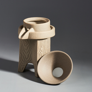 汉陶张生陶瓷茶漏滤茶网漏斗石鼓茶滤茶叶过滤泡茶器功夫茶具配件