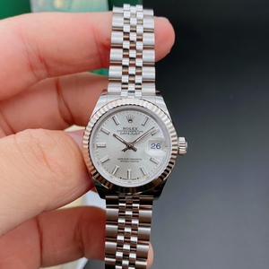 二手全套劳力士日志279174女士机械腕表28mm表径精钢瑞士时尚女表