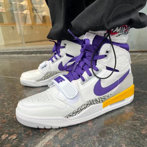 nike/耐克 air jordan legacy aj312 湖人 运动篮球鞋 av3922-157