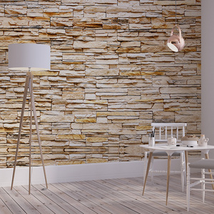 创意墙砖艺术墙纸墙布卧室客厅电视大型立体3D壁画墙纸砖墙文化石