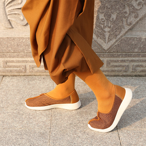 了牌夏季僧鞋网布防滑透气软底布鞋尼姑和尚鞋