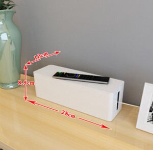 插线板充电线收纳盒遮挡盒子盒拖线板电源线路保护装饰整理集线盒