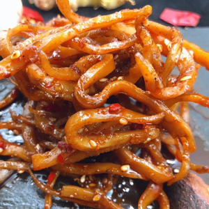 真空麻辣鱿鱼丝