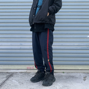 yeezy season 6 刺绣logo长裤欧美ins侃爷潮牌休闲运动束脚裤男女