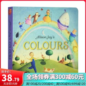 英文原版 alison jays colours 让想象飞系列 颜色的世界 碎蛋壳画家