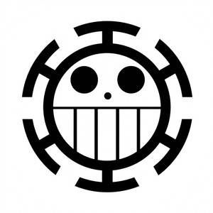 防水反光汽车贴纸航海王死亡外科医生15055海贼王医生罗旗帜标志