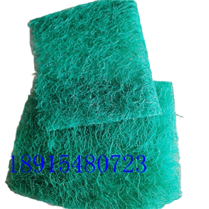 绿色尼龙丝冷却塔消音过滤网污水处理填料隔音棉消音毯垫降噪滤网
