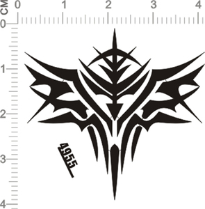 高达模型 吉恩/吉翁/自护(幻影乌鸦队)细节标志.金属贴纸【4955】