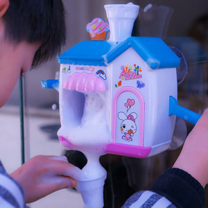 宝宝洗澡神器浴室澡盆泡泡浴玩具小孩洗手儿童玩水戏水网红泡泡机