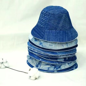 蜡染扎染渔夫帽