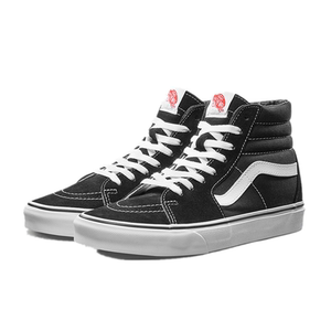 酷动城 vans范斯 sk8黑白经典款高帮男女情侣滑板鞋 vn000d5ib8c