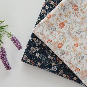 cottonvill韩国布料儿童服装花布料田园碎花纯棉布料床单