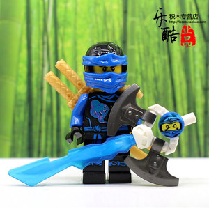 兼容乐高幻影忍者积木巨灵刀 纳达 可汗劳埃德杰寇尼雅赞拼装人仔
