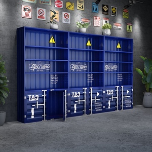 集装箱展示架陈列柜产品柜货架工业风创意置物架店铺复古酒柜