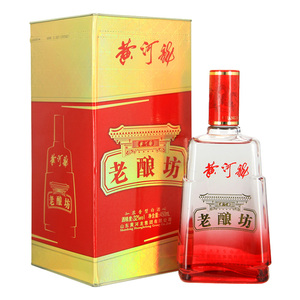 黄河龙32度老酿坊红坊单瓶装 浓香型低度结婚婚宴酒礼盒山东特产