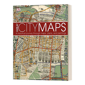 英文原版 Great City Maps DK伟大城市地图指南 通过地图 平面图和绘画的历史之旅 精装 英文版 进口英语原版书籍