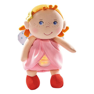 德国haba娃娃布偶玩具300590男女孩搂抱陪伴布艺可发光 人偶 公仔