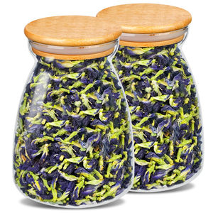 蓝蝴蝶精选干花茶蝶豆花冷泡花粉新花蓝色妖姬养生花茶散罐装100g