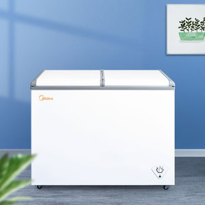 冰柜家用美的顶开式