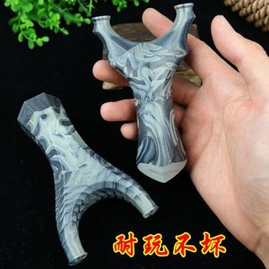 天罡树脂弹弓狙击弹弓高精度大威力强力扁皮实战成人户外八棱撑头