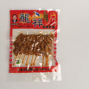 白爱英龙祥辣串爆辣素肠辣条90克*10袋豆制品龍祥