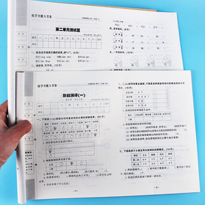 优学大考卷语文数学二年级下册共2本人教版同步课堂作业辅导考前冲刺100分单元月考期中期末模拟试题练习册考前复习卷天天练