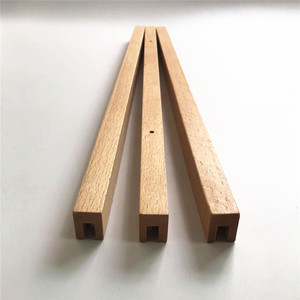 画轴杆实木diy画框开槽画杆 四方挂画轴 挂历木棍 木画夹