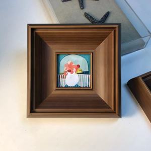 【可以定制】天隆美国现代简约巴西黄杨木油画框实木画框相框装裱